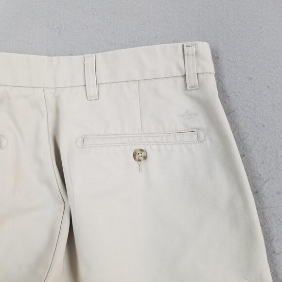 Dockers Pants Mens 32x32 Khaki D3 Classic Fit Flat Front Straight Leg Chino - Picture 8 of 14